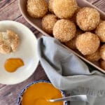 Arancini with Spicy Vodka Dipping Sauce
