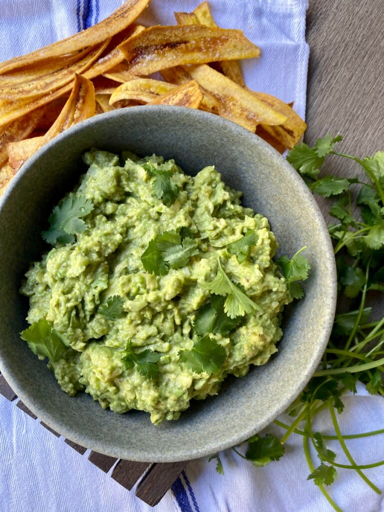 Guacamole with Plantain Chips