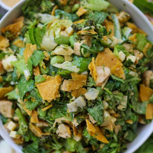 Chipotle Green Goddess Chopped Salad, Sacha Served What