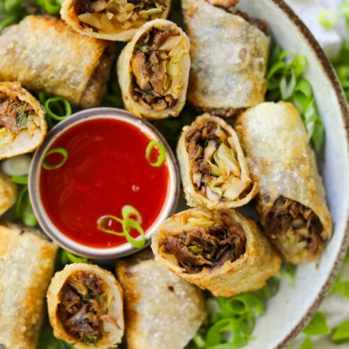 Crispy Hoisin Duck Rolls, Sacha Served What