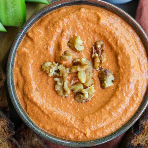 Roasted Red Pepper Dip, Sacha Served What