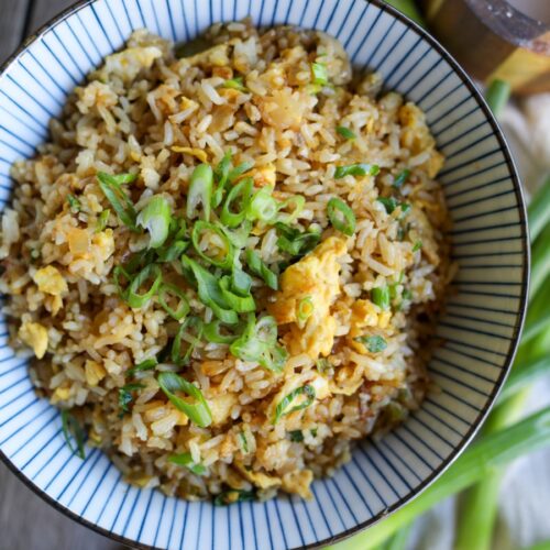 Egg & Scallion Fried Rice, Sacha Served What