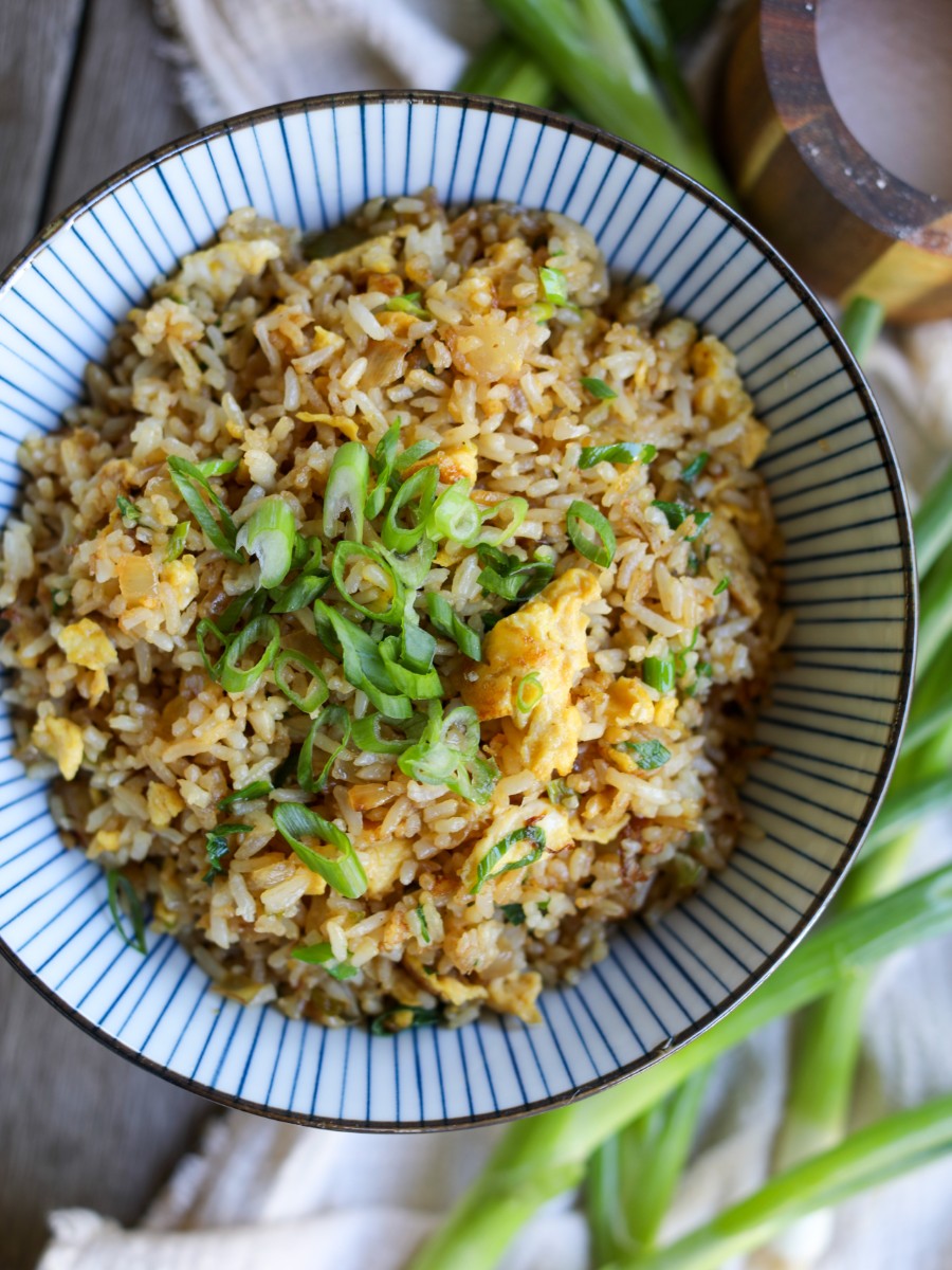 Egg & Scallion Fried Rice, Sacha Served What