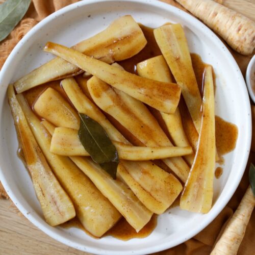 Braised Parsnips with Cinnamon and Ginger, Sacha Served What